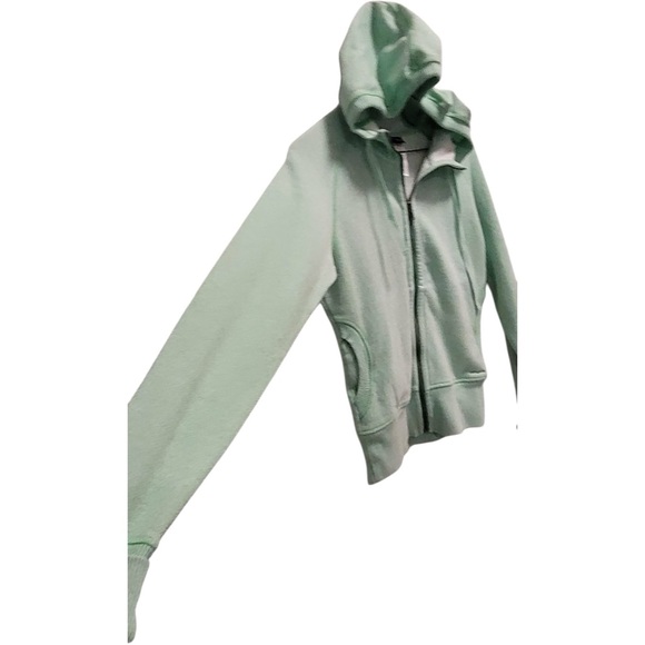 💚🥑 Patagonia Women’s Zip-Up Hoodie | Mint Green | Size Small | Thumb Holes 🥑💚 - Picture 3 of 11